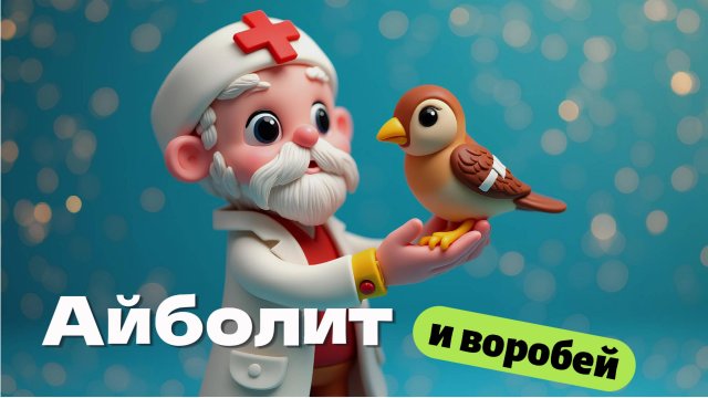 Айболит и воробей — мультфильм про доктора Айболита 🩺 ✨