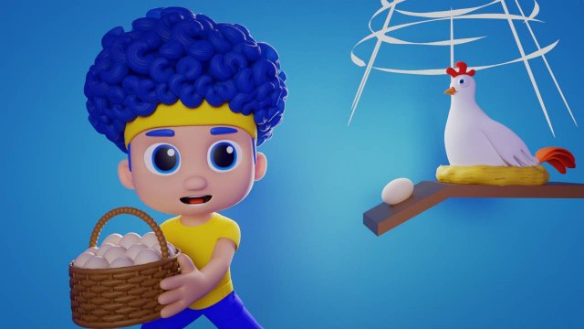 Лови Яйца! (С мультяшными героями) | D Billions Детские Песни