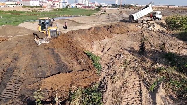 Строительство, засыпка новый объект