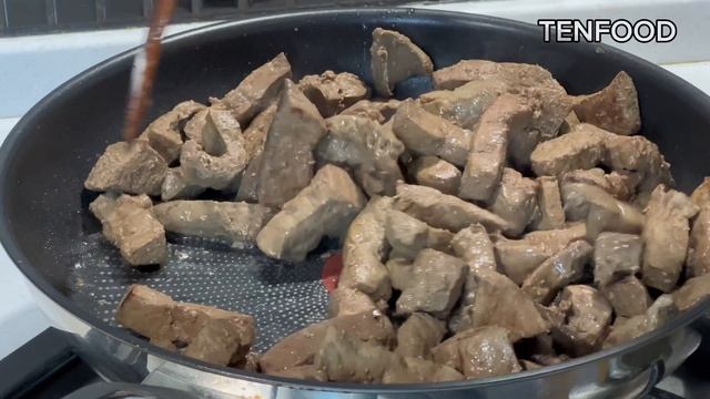 Печень жареная с луком! Как правильно приготовить печень