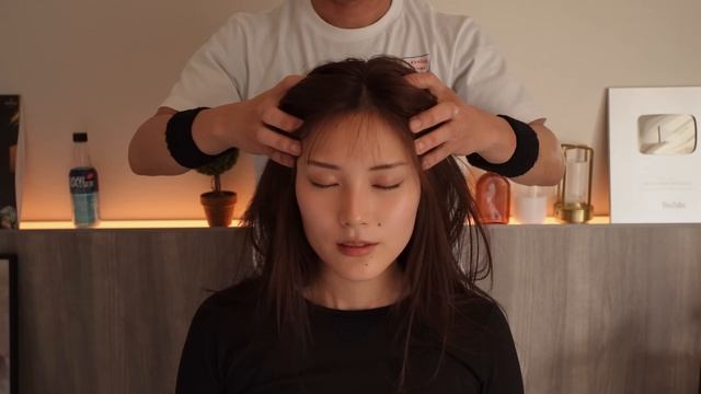 ASMR массаж головы