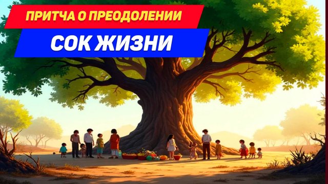 Притча о преодолении трудных времён. Сок жизни