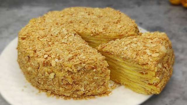 Торт _НАПОЛЕОН_ классический рецепт с заварный КРЕМОМ. Самый вкусный и нежный ТОРТ.