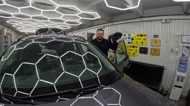 Установка комплекта контроля слепых зон