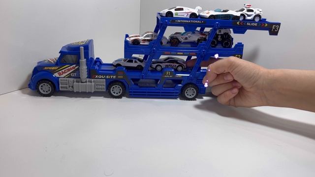 СИНИЙ АВТОВОЗ И БЕЛЫЕ МАШИНКИ | МАШИНКИ ДЛЯ МАЛЬЧИКОВ