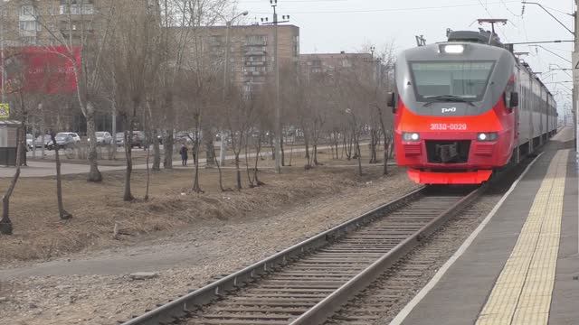 Поездка в электропоезде ЭП3Д на 4123 километр | Железная дорога в Сибири