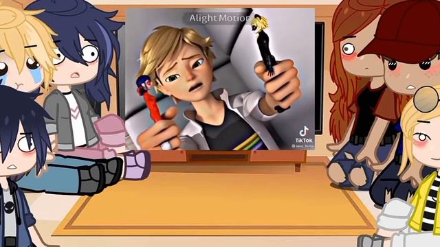 Реакция на реакцию! Леди баг и Супер кот! ~Gacha life~ реакция на Леди баг и Супер кот