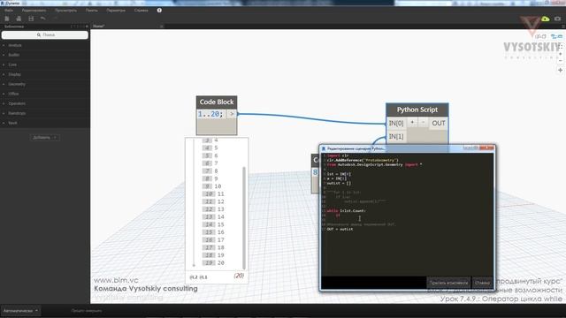 [Курс «Dynamo: Продвинутый»] Оператор цикла while