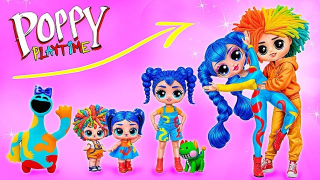 ДОУИ Тестоман и ЯРНАБИ Растут! Poppy Playtime Chapter 4: Поделки для кукол лол
