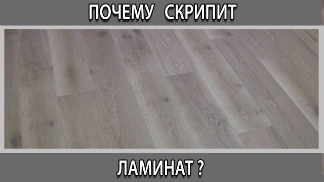 Почему ламинат скрипит и хрустит при ходьбе на полу после укладки