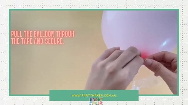 How to DIY a macaron color balloon arch with PM's balloon kit.