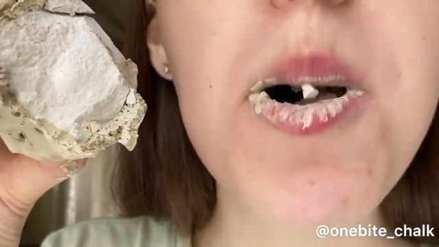 Мокрый мел Васильполье в пасте из Меренги // wet chalk // Паста из глины // АСМР // Хруст мелом