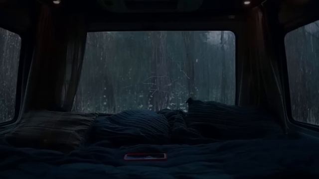 Звук дождя в машине. Глубокий сон за 5 минут. Видео от бессонницы