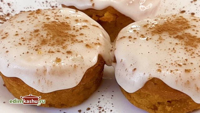 Глазурь для куличей и кексов за 3 минуты. Сахарная глазурь без яиц