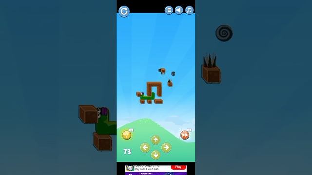 apple worm gameplay .apple worm walkthrough . 71 to 75 level