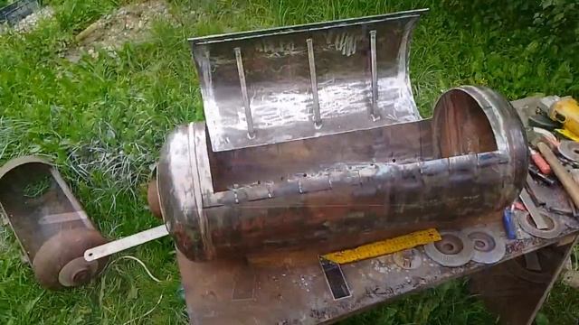 Мангал из газового баллона своими руками  Просто зарисовка