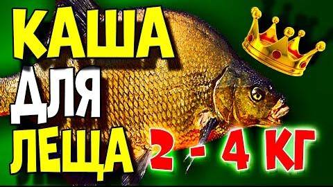 Самая вкусная каша для леща. Уникальный рецепт приготовления прикормки.