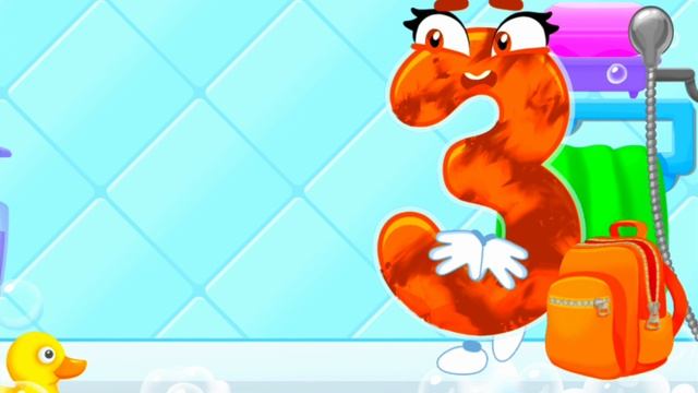 Учим Цифры/ Цифра 3/ Учимся считать с малышами/ развивающий мультфильм для детей смотреть онлайн