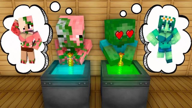 Забавный зельеварения челлендж - Майнкрафт мультфильм