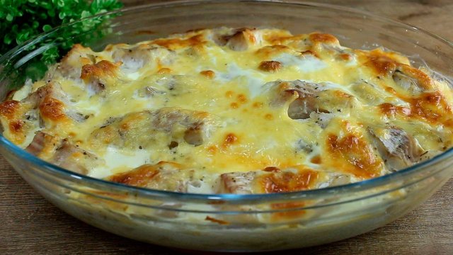 Рыба с Картошкой в Духовке. Очень вкусное горячее блюдо! Готовлю хоть на ужин, хоть на обед