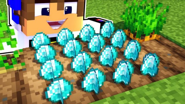 Майнкрафт но КАК Вырастить АЛМАЗЫ СЛОМАННЫЙ Мод в Майнкрафте Троллинг Ловушка Minecraft Евгенбро