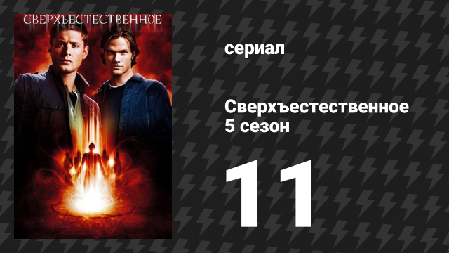 Сверхъестественное 5 сезон 11 серия «Прерванная жизнь, Сэм» (сериал, 2009-2010)