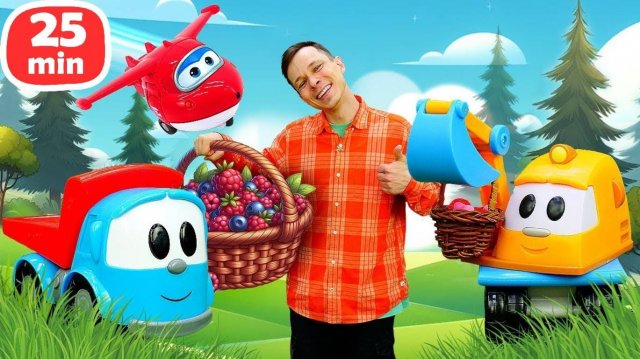 Капу стал суперсильным от ЯГОД и нашел ШОКОЛАДНЫЕ ЯЙЦА! Мультики для детей Грузовичок Лева