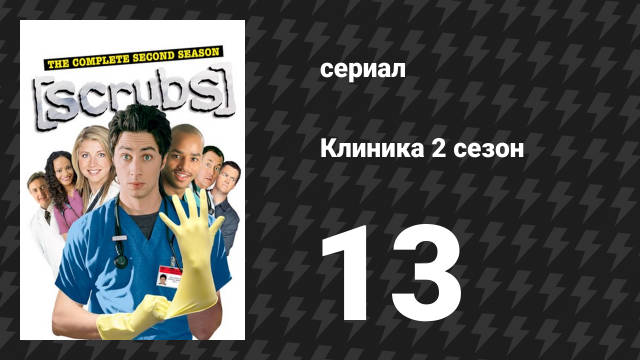 Клиника 2 сезон 13 серия «Моя философия» (сериал, 2001-2010)
