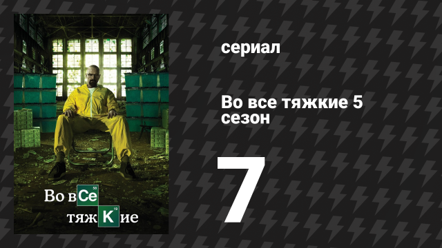 Во все тяжкие 5 сезон 7 серия «Назови моё имя» (сериал, 2012)