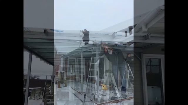 Безрамное остекление г. Гатчина