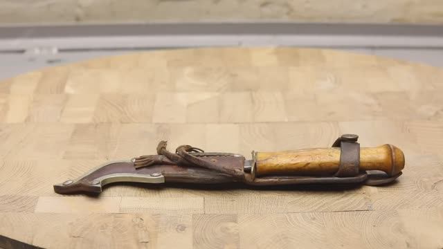 Реставрация старого ножа скаутов Puukko