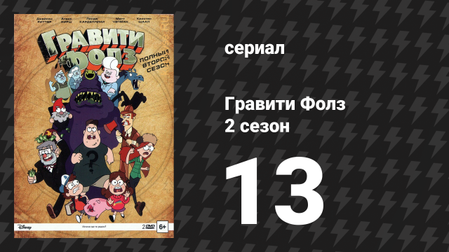 Гравити Фолз 2 сезон 13 серия «Подземелья, подземелья и ещё подземелья» (мультсериал, 2014)