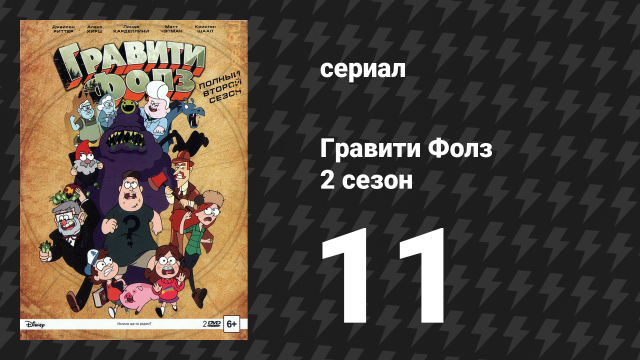 Гравити Фолз 2 сезон 11 серия «Кем он оказался» (мультсериал, 2014)