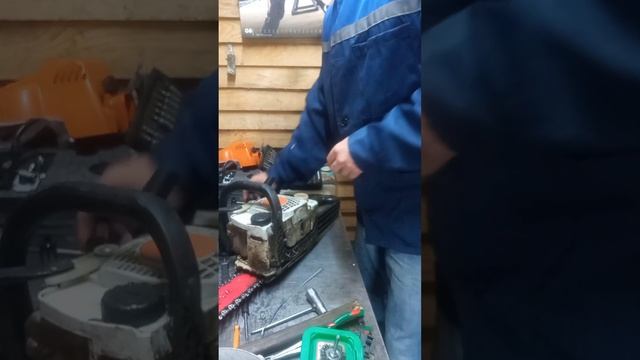 штиль МС 180 глохнет при нажатии на газ.