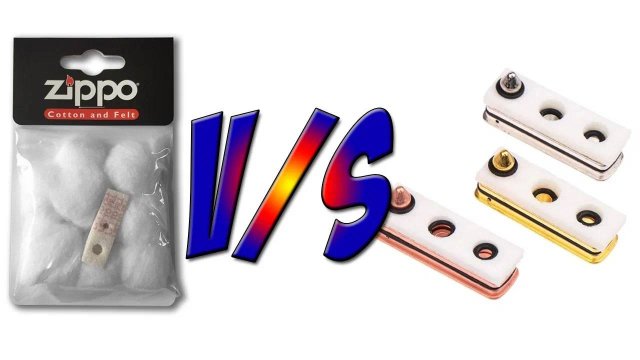 Новая металлическая заглушка для инсерта Zippo или старый войлок? Что лучше?