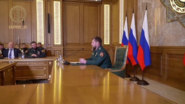 Апти Алаудинов "АХМАТ". Совещание