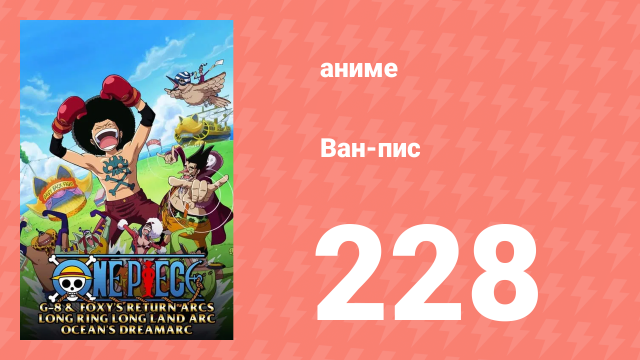 Ван-Пис 228 серия (аниме-сериал, 1999)