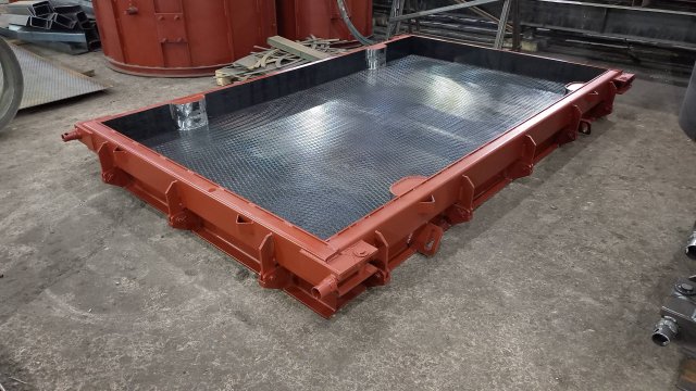 Процесс изготовления дорожной плиты П 30.18 с использованием металлоформы