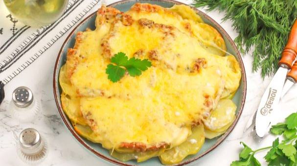 Мясо по-французски в аэрогриле