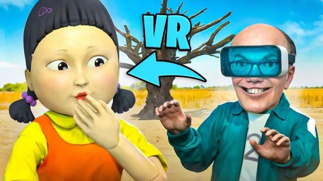 Играю за Куклу ИГРА В КАЛЬМАРА в VR в Garry’s Mod