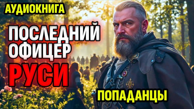 АУДИОКНИГА ПОПАДАНЦЫ: ПОСЛЕДНИЙ ОФИЦЕР РУСИ #аудиокнига #попаданцы