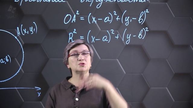 38. Уравнение окружности. 8 класс