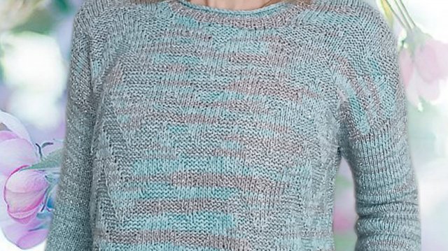 Как вывязать окат рукава в моделях со спущенным плечом._ МК 🧶