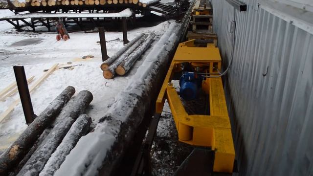 Сортировка брёвен сбрасыватель брёвен Аркон