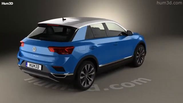 Volkswagen T-Roc 2019 3D model by 3DModels.org