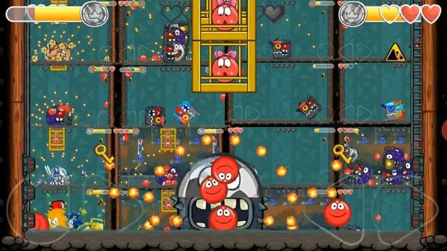 Red Ball 4 Mixed Fused Face Boss Fights with Tomato Ball Boss Fight.
