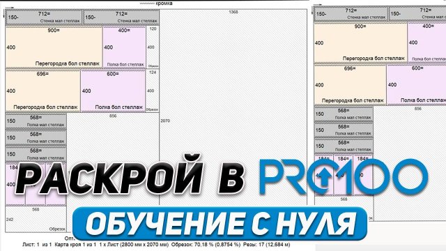 РАСКРОЙ в PRO100 на практике — всё ОТ и ДО. Просто и быстро.