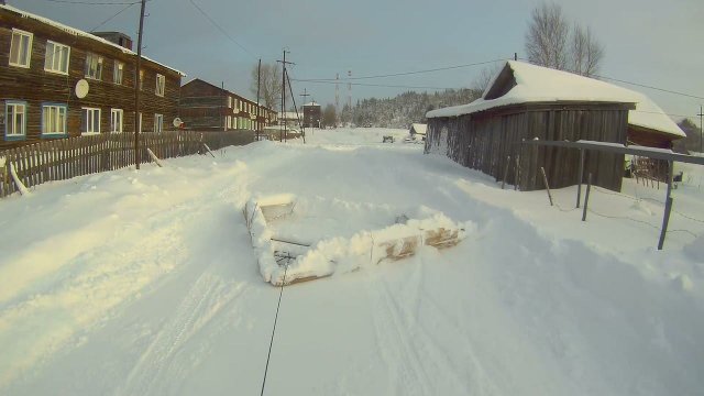 ВОЛОКУША ДЛЯ ЧИСТКИ СНЕГА. ИСПЫТАНИЕ МЕТЕЛЬЮ.