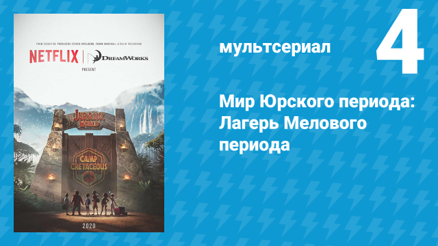 Мир Юрского периода: Лагерь Мелового периода 1 сезон 4 серия (мультсериал, 2020)