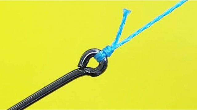 Узел Паломар | простой рыболовный узел для крючка
